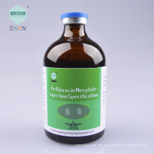Pefloxacin Mesylat Injection, verwendet für bakterielle Krankheit von Huhn und Mycoplasma-Infektion